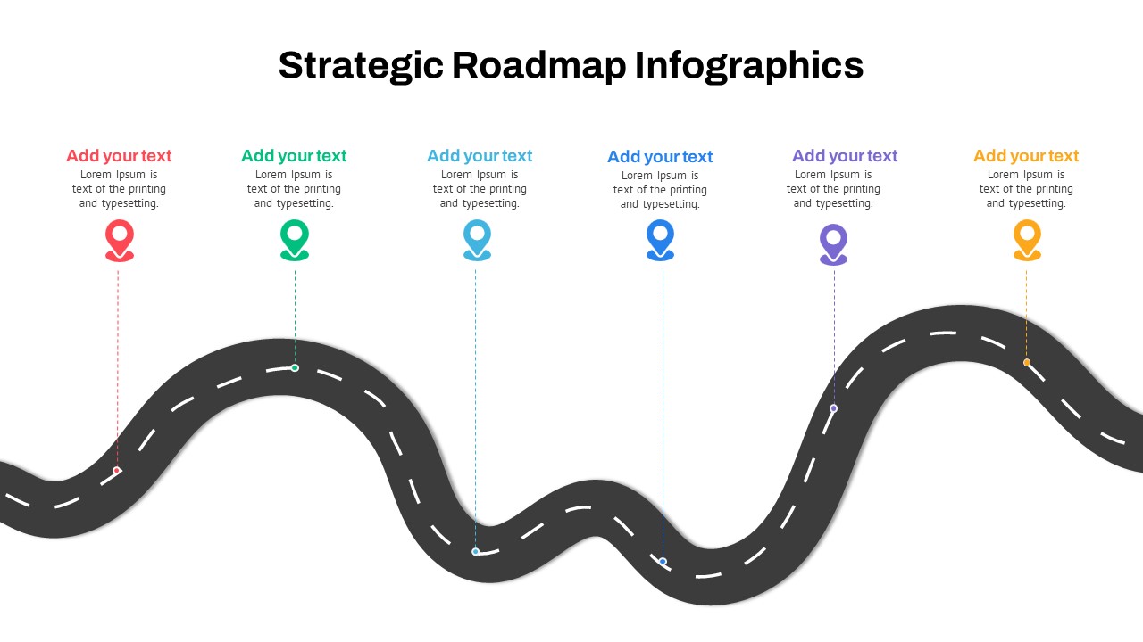 Strategic Power Point Roadmap Template