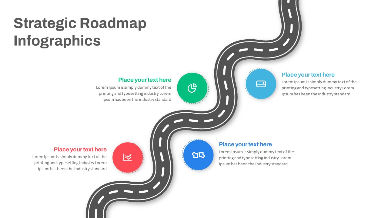 Strategic Roadmap Infographics PowerPoint Template