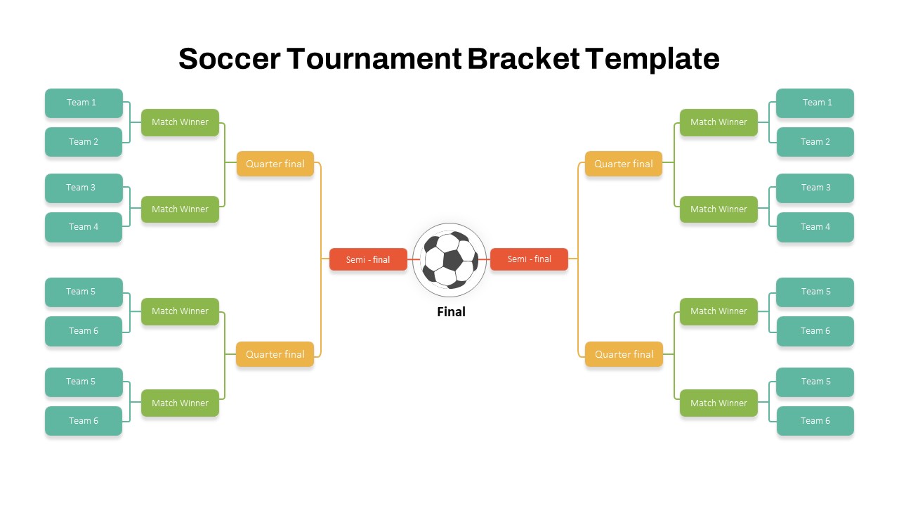 Tournament Bracket PowerPoint Template