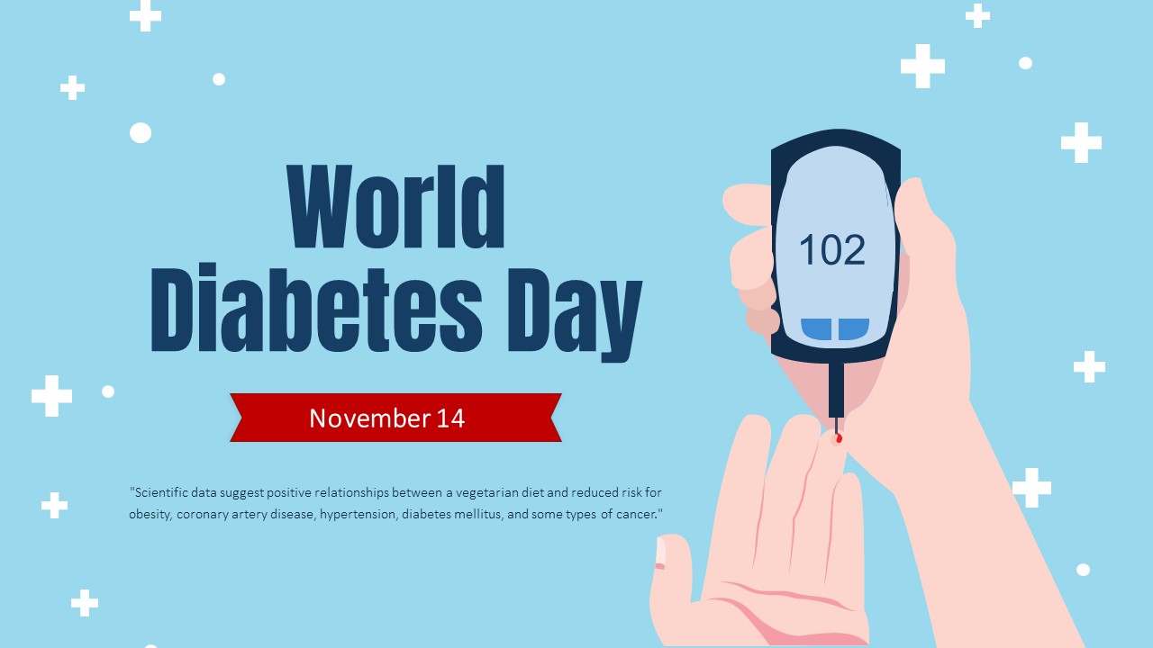 World Diabetes Day PowerPoint Presentation Template