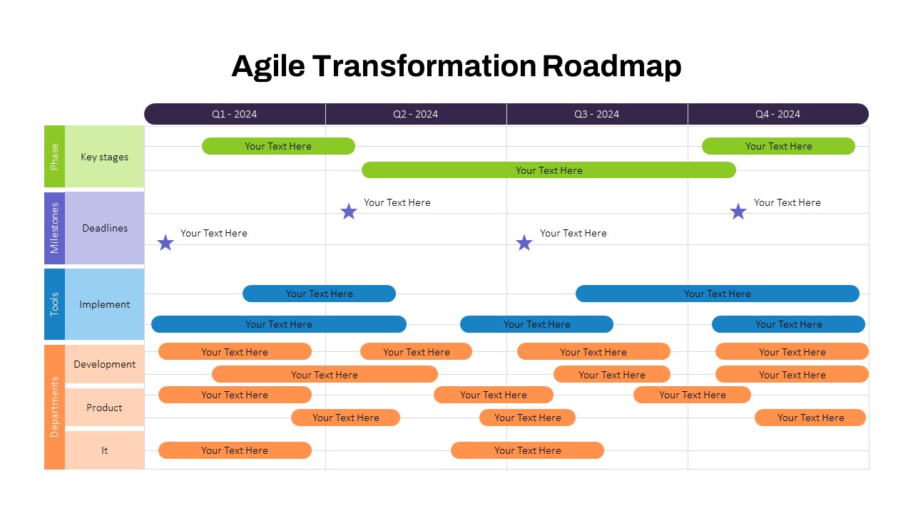 Agile Roadmap PowerPoint Template