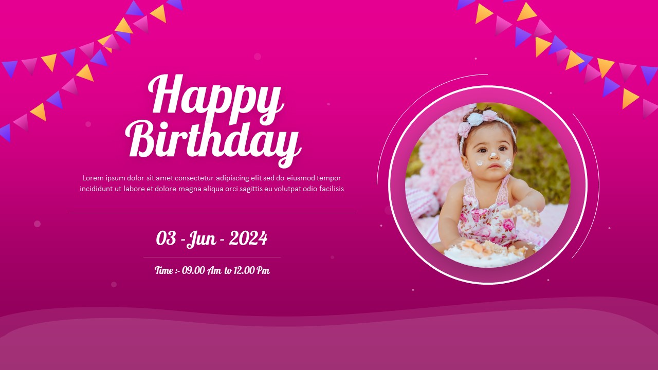 Best Happy Birthday PowerPoint Background