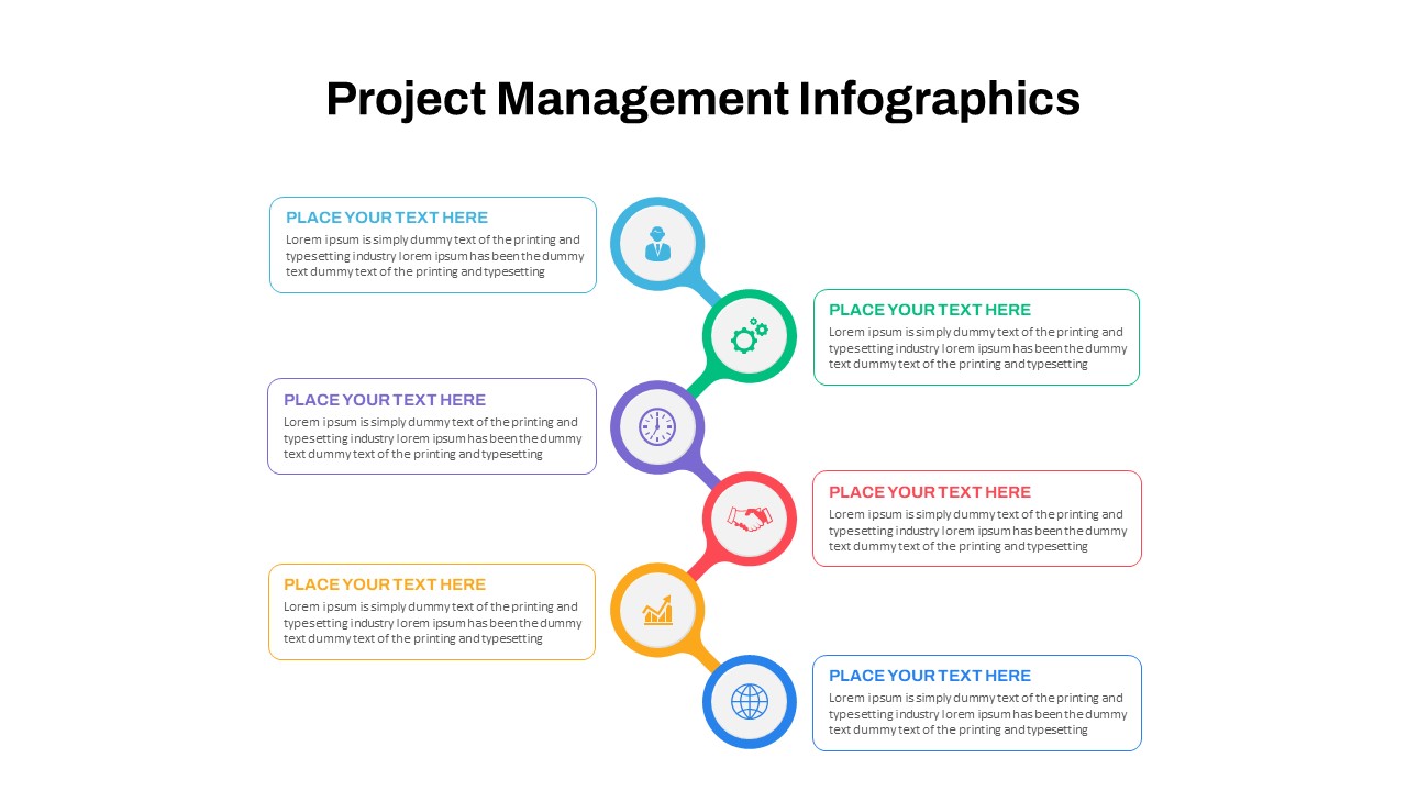 10 Step Process Flow Template for PowerPoint & Google Slides - SlideKit