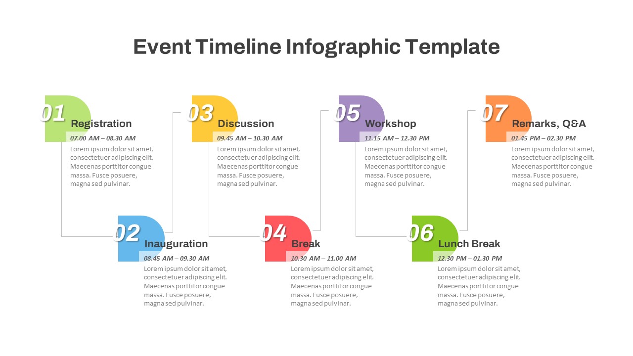 Event Timeline Template PowerPoint