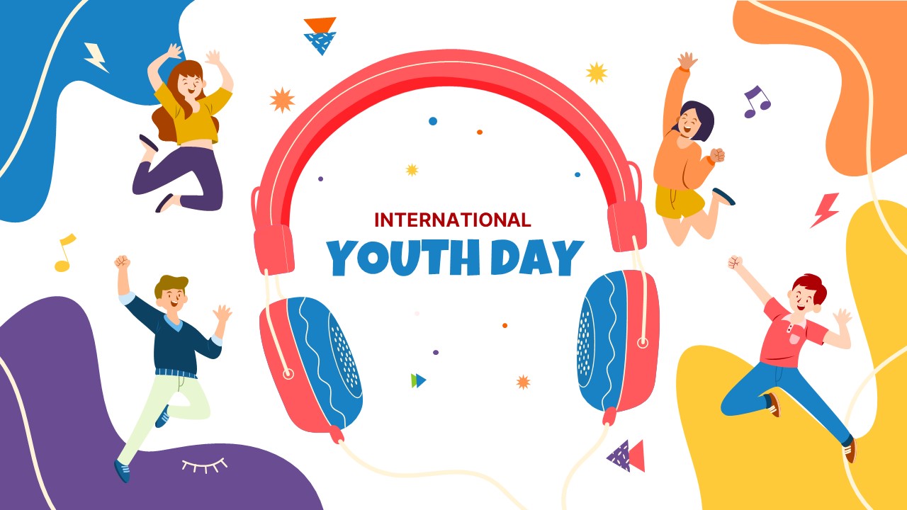 Free Colorful International Youth Day PPT