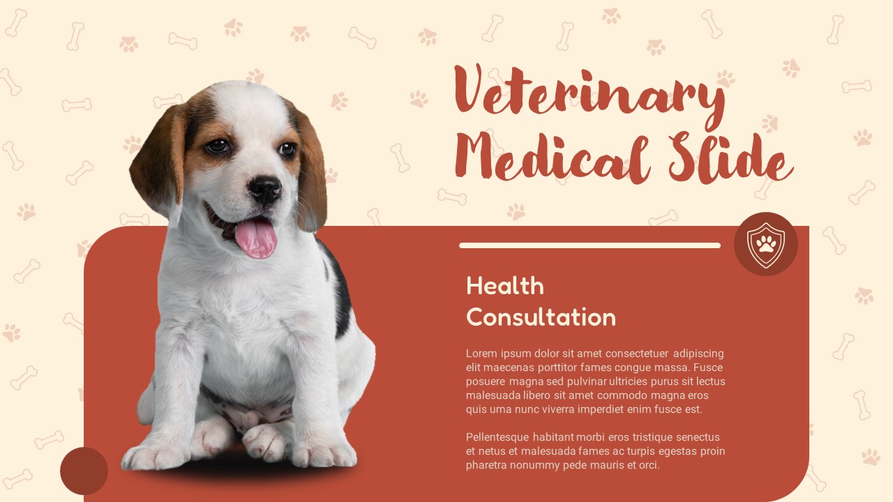 Free Veterinary Medical PowerPoint Presentation Template