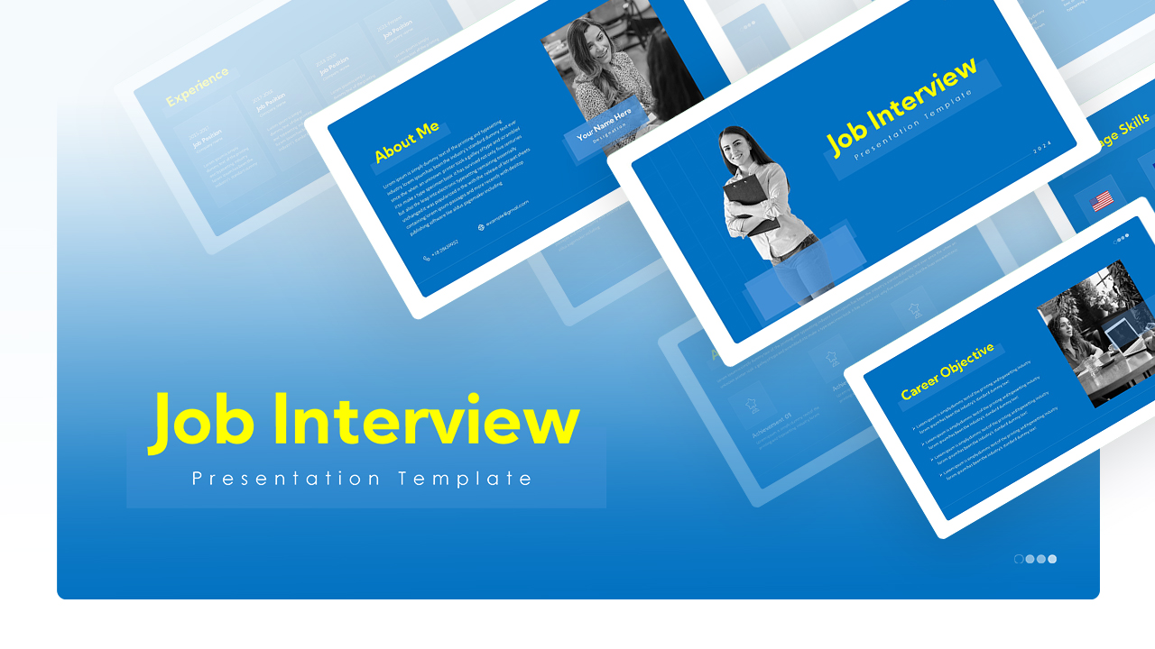 Job Interview PowerPoint Presentation Template and Google Slides Cover Image