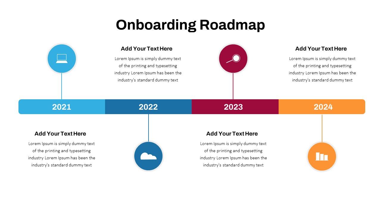 Onboarding Roadmap Slide In PowerPoint and Google Slide