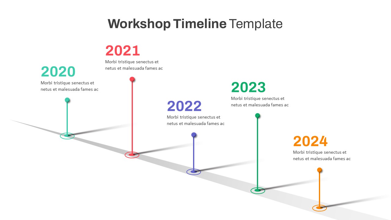 Workshop Timeline PowerPoint Graphic