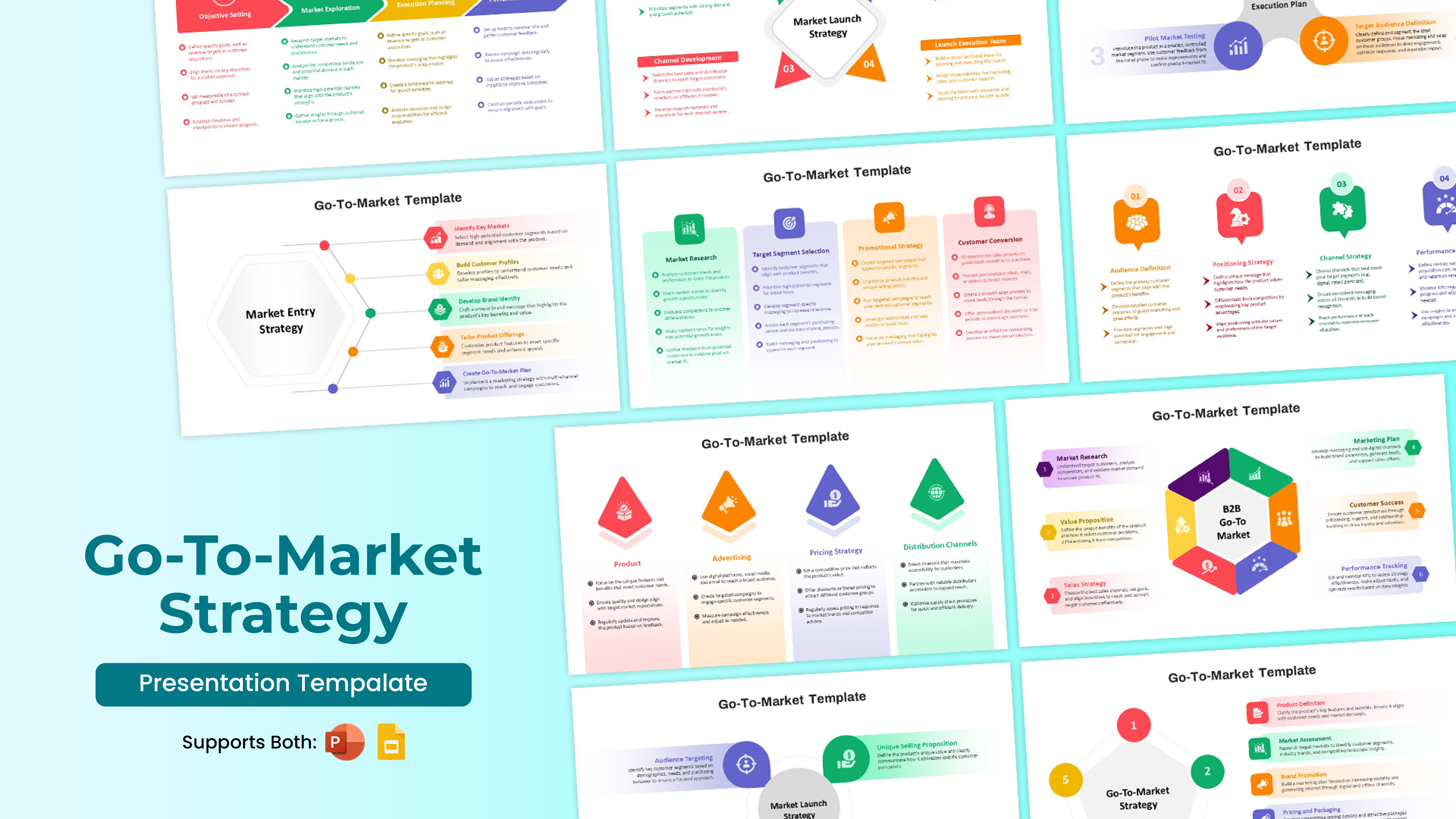 Go-to-market Strategy PowerPoint Templates Examples