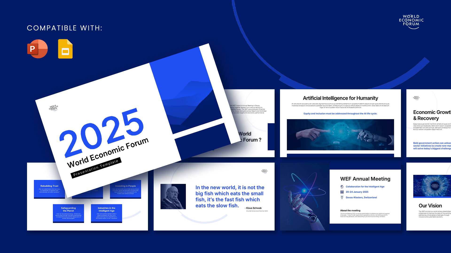 Free 2025 World Economic Forum Presentation Templates Featured Image