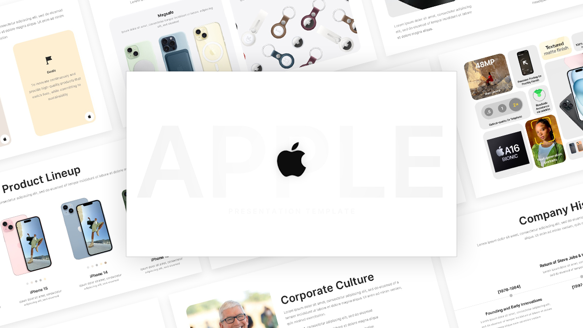 Free Apple PowerPoint Templates and Google Slides Featured Image