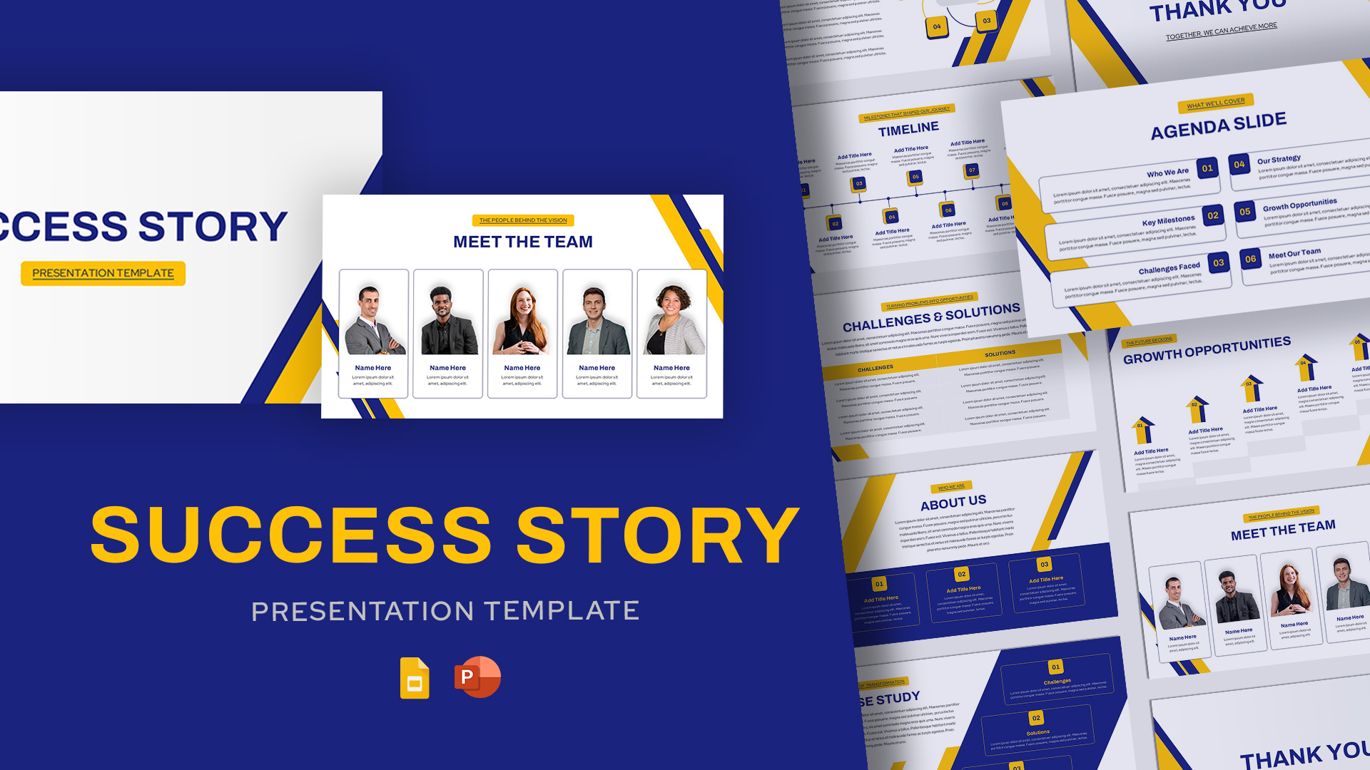 Free Success Story PowerPoint Templates and Google Slides Featured Image