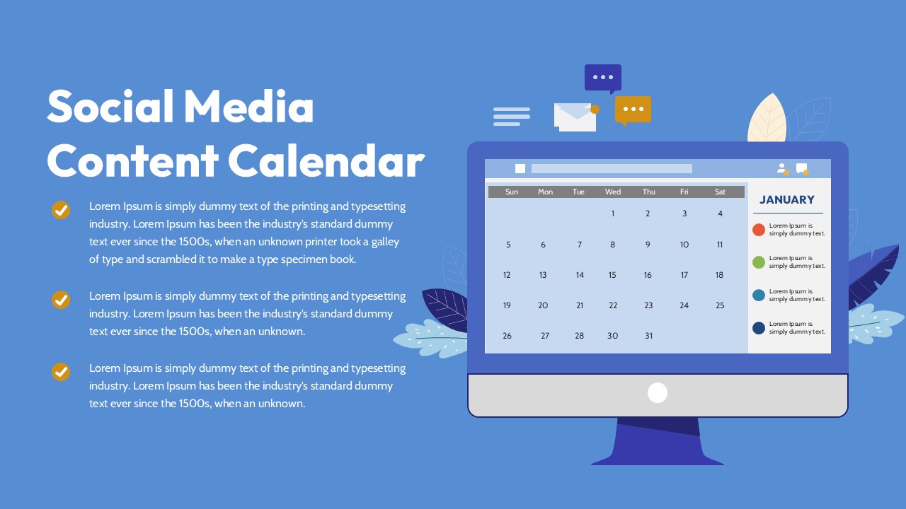 Free 2025 Social Media Content Calendar Templates for PowerPoint and