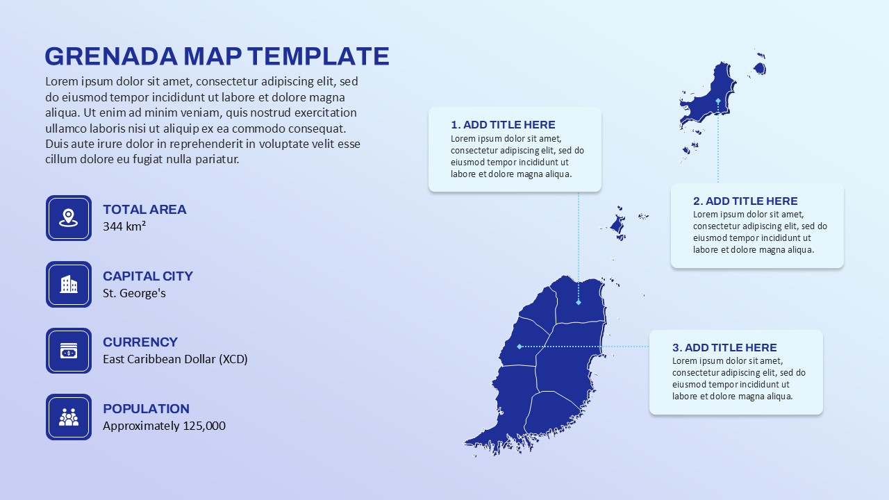 Grenada Map Presentation Template for PowerPoint and Google Slides ...